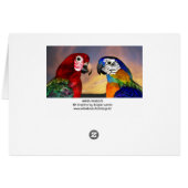 HYPER PARROTS /赤と青のARAバレンタインデー (裏面横)