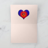 HYPER PARROTS /赤と青のARAバレンタインデー シーズンカード (内部)