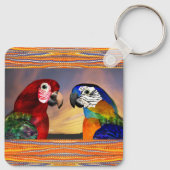 HYPER PARROTS/RED AND BLUE ARA キーホルダー (裏面)