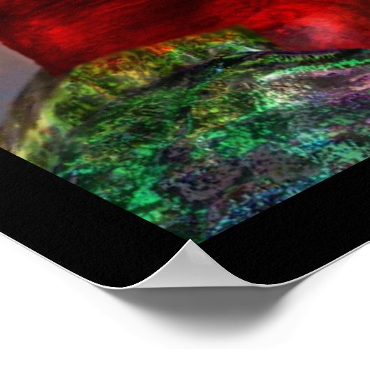 HYPER PARROTS / RED AND BLUE ARA ポスター (角)