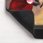 HYPER PARROTS/RED AND BLUE ARA マウスパッド (コーナー)