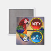 HYPER PARROTS/RED AND BLUE ARA マグネット (正面/裏面)