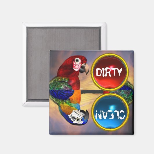 HYPER PARROTS/RED AND BLUE ARA マグネット (正面/裏面)