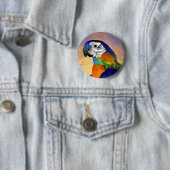 HYPER PARROTS/RED AND BLUE ARA 缶バッジ (インサイチュ)