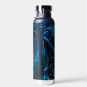 Hyper RealisticエイリアンとUFO in the Forest ウォーターボトル (右面)