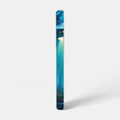 Hyper RealisticエイリアンとUFO in the Forest Samsung Galaxyケース (左側面)