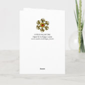 HYPER VALENTINE /金ゴールドケルト結び目模様ハートとGems シーズンカード (裏面)