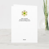 HYPER VALENTINEG動物との古いケルト結び目模様ハート シーズンカード (裏面)