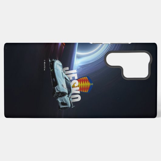 Hypercar Floating Above Black Hole  Samsung Galaxyケース (裏面横)
