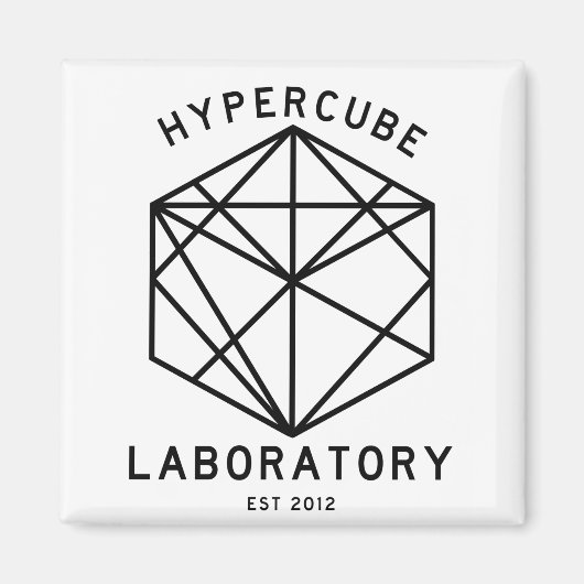 Hypercubeロゴ.tif マグネット (正面)