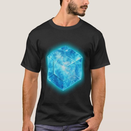 Hypercube 4D - TESSERACT 、デジタル、記号 – Tシャツ (正面)