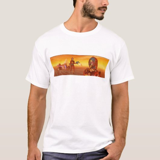 HYPERIONの砂漠のアレス Tシャツ (正面)