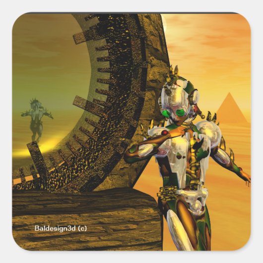 HYPERIONの砂漠のティタン スクエアシール (正面)