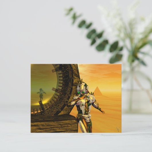 HYPERIONの砂漠のティタン ポストカード (スタンド正面)