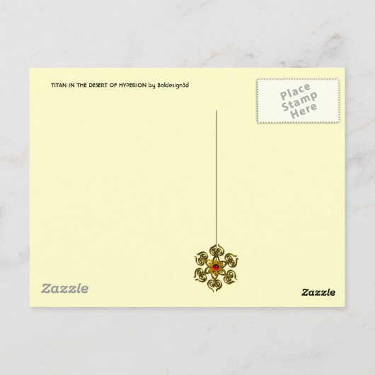 HYPERIONの砂漠のティタン ポストカード (裏面)