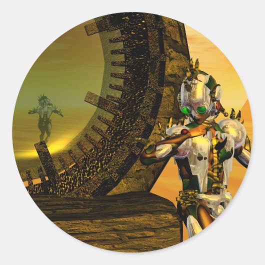 HYPERIONの砂漠のティタン ラウンドシール (正面)