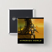 HYPERIONの砂漠のティタン 缶バッジ (正面&裏面)