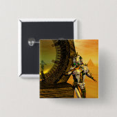 HYPERIONの砂漠のティタン 缶バッジ (正面&裏面)