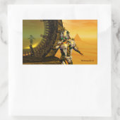 HYPERIONの砂漠のティタン 長方形シール (バッグ)