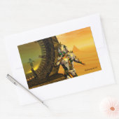 HYPERIONの砂漠のティタン 長方形シール (封筒)