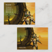 HYPERION/リフレクションの砂漠でCYBORG TITAN 名刺 (正面/裏面)