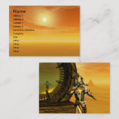 HYPERION/リフレクションの砂漠のタイタン 名刺 (正面/裏面)