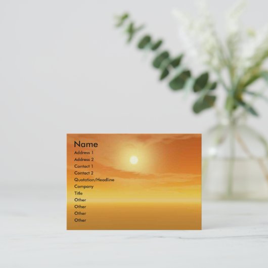 HYPERION/リフレクションの砂漠のタイタン 名刺 (スタンド正面)