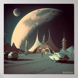 Hyperion 4 (スケッチ・ボードのロゴ付き) ポスター