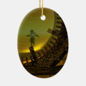 HYPERION DESERT Sci-FiのCYBORG TITAN セラミックオーナメント (裏面)