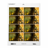 HYPERION DESERT Sci-FiのCYBORG TITAN ラベル (フルシート)