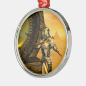 HYPERION DESERT Sci-FiラウンドのCYBORG TITAN メタルオーナメント (左)