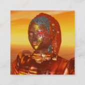 HYPERION Sci-Fiの砂漠のアレス スクエア名刺 (裏面)