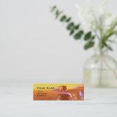 HYPERION Science Fictionの砂漠でサイボーグがアレス スキニー名刺 (スタンド正面)