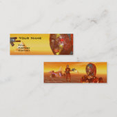 HYPERION Science Fictionの砂漠でサイボーグがアレス スキニー名刺 (正面/裏面)