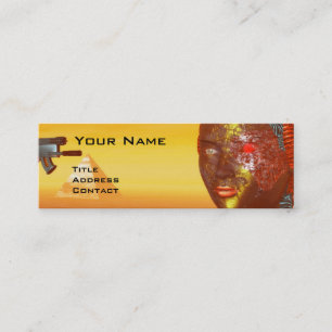 HYPERION Science Fictionの砂漠でサイボーグがアレス スキニー名刺