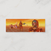 HYPERION Science Fictionの砂漠でサイボーグがアレス スキニー名刺 (裏面)