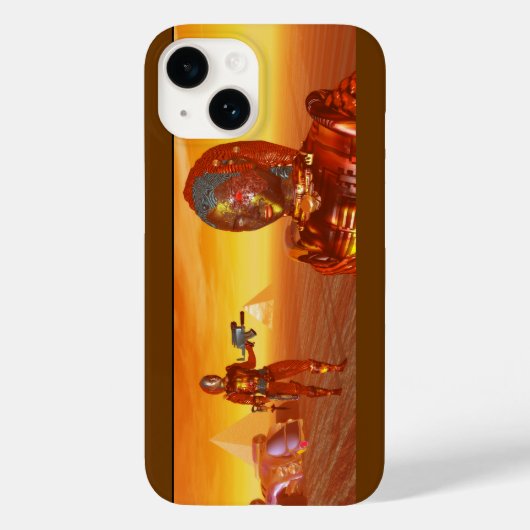 HYPERION Science Fictionの砂漠のアレス Case-Mate iPhoneケース (裏面)
