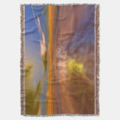 HYPERION WORLD,エイリアン海の空，雲Sci-Fi スローブランケット (正面縦)