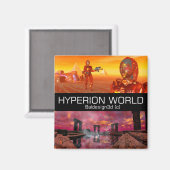HYPERION WORLD SCIENCE FICTIONサイエンスフィクション マグネット (正面/裏面)