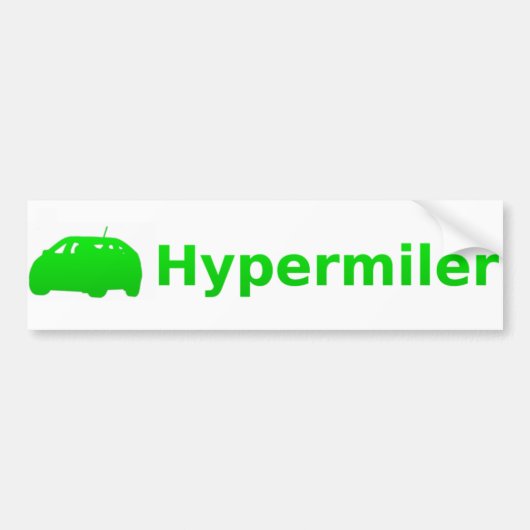 hypermiler バンパーステッカー (正面)