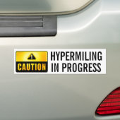 HypermilingのバンパーステッカーのバンパーステッカーIII バンパーステッカー (車上)