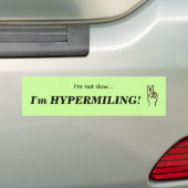 HYPERMILINGのバンパーステッカー バンパーステッカー (車上)