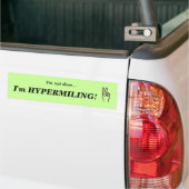 HYPERMILINGのバンパーステッカー バンパーステッカー (トラック上)