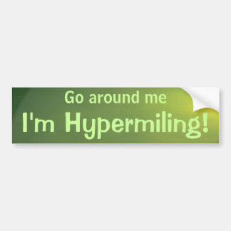 HypermilingのバンパーステッカーII バンパーステッカー