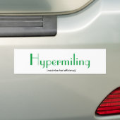 Hypermiling バンパーステッカー (車上)