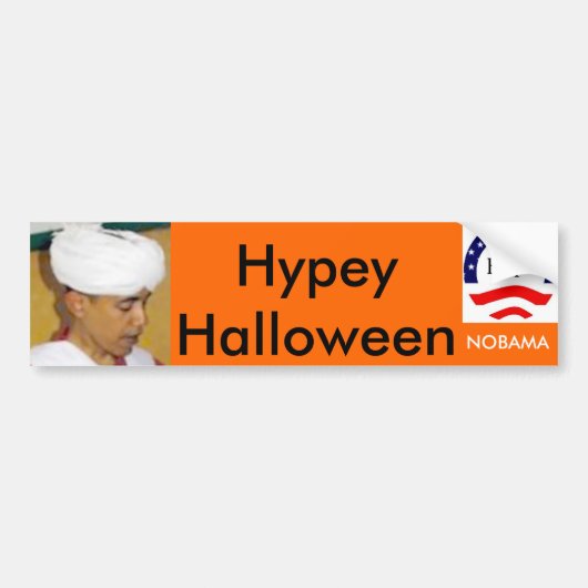 Hypeyハロウィン バンパーステッカー (正面)