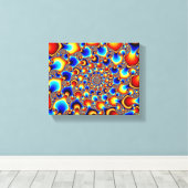 Hypn0sis – フラクタルアート キャンバスプリント (インサイチュ (ウッドフロア))