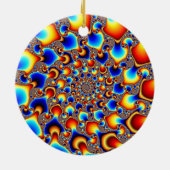 Hypn0sis – フラクタルアート セラミックオーナメント (裏面)