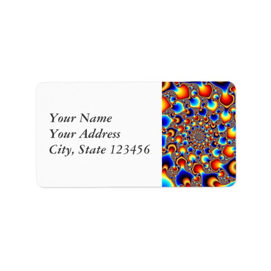 Hypn0sis – フラクタルアート ラベル (正面)