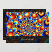 Hypn0sis – フラクタルアート 招待状 (正面/裏面)